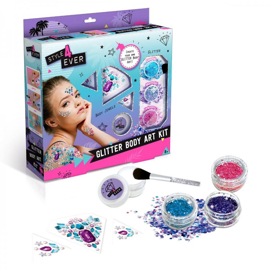 Style 4 Ever Body Glitter Art Kit