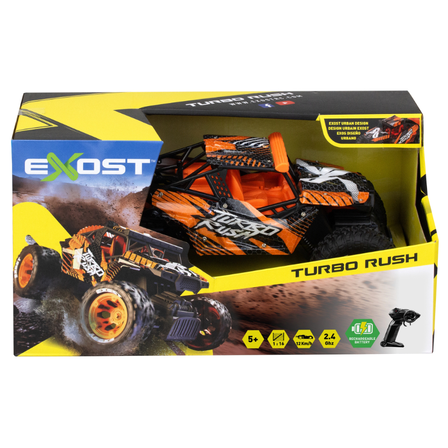 Silverlit Radio Control Exost Turbo Rush 2.4Ghz With Rechargable Batteries