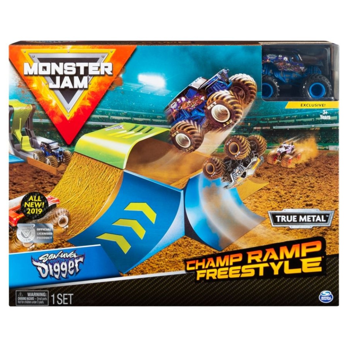Hot wheels monster sales jam truck ramp