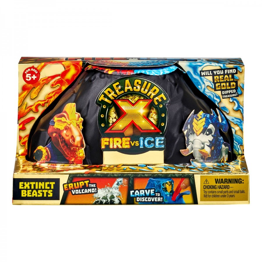 Treasure X Series 4 Fire & Ice Beasts Assorted