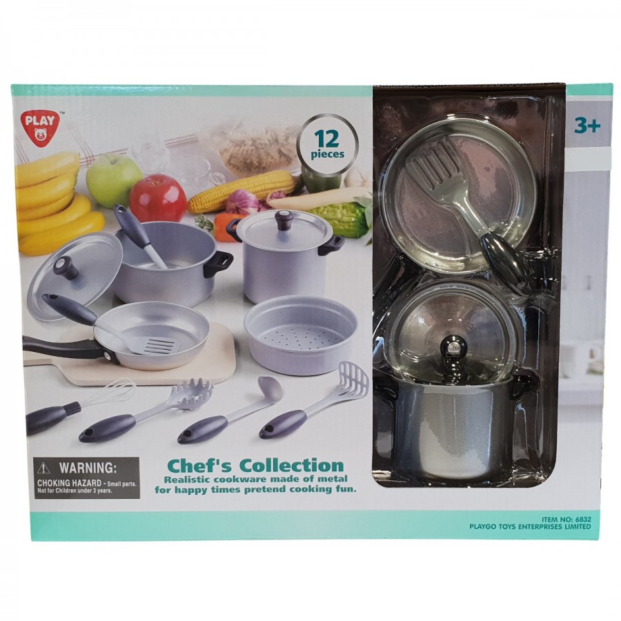 Metal Cookware 12 Piece Set