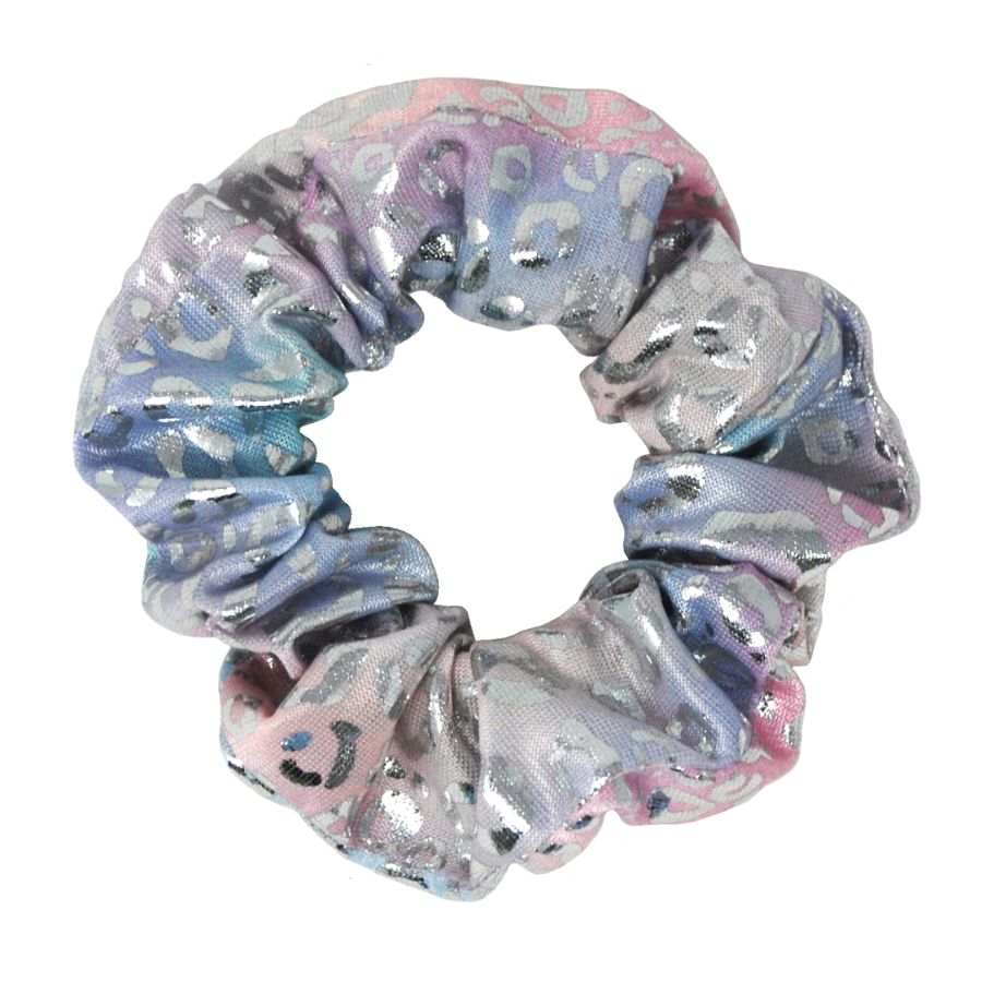 Ombre Leopard Shimmering Scrunchie