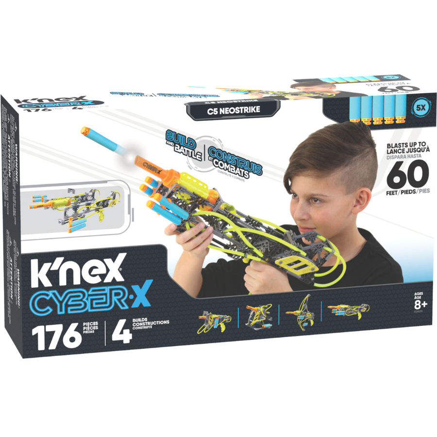 Knex Cyber X Neo Strike Dart Blaster Construction Kit