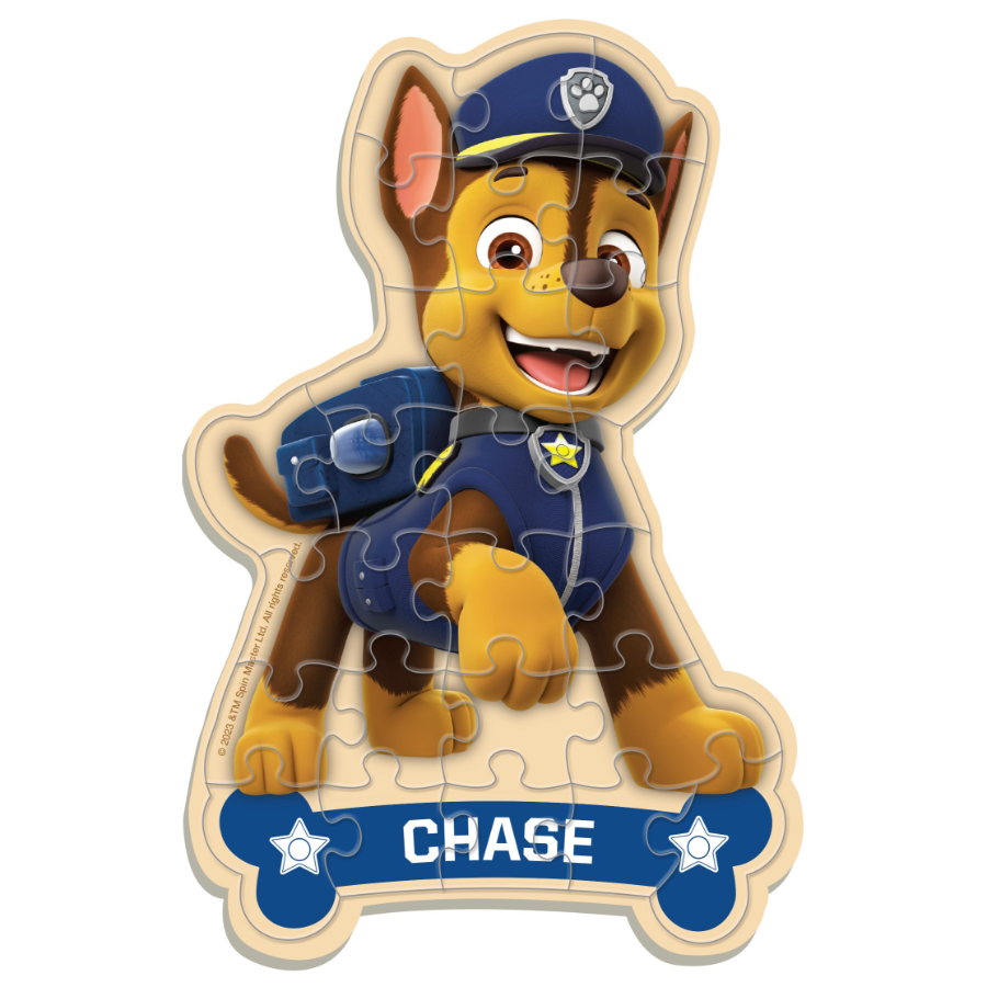 Paw Patrol Wooden Character 25 Piece Puzzle Assorted