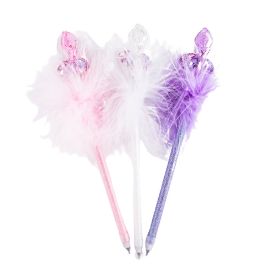 Fluffy Pen Ballerina Assorted