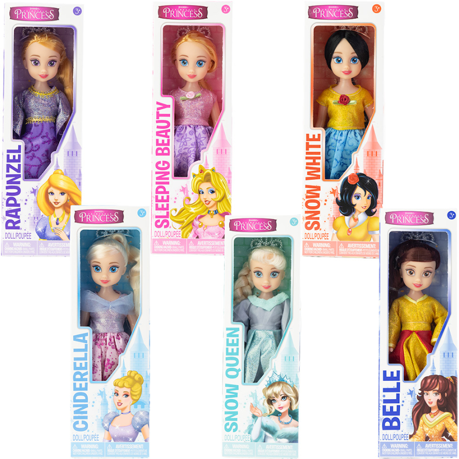 Fairytale Princess Doll 22cm Assorted