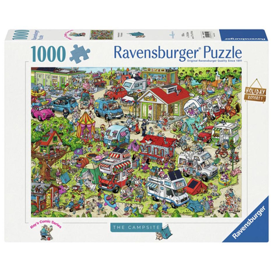 Ravensburger Puzzle 1000 Piece Holiday Park 1 The Campsite SF