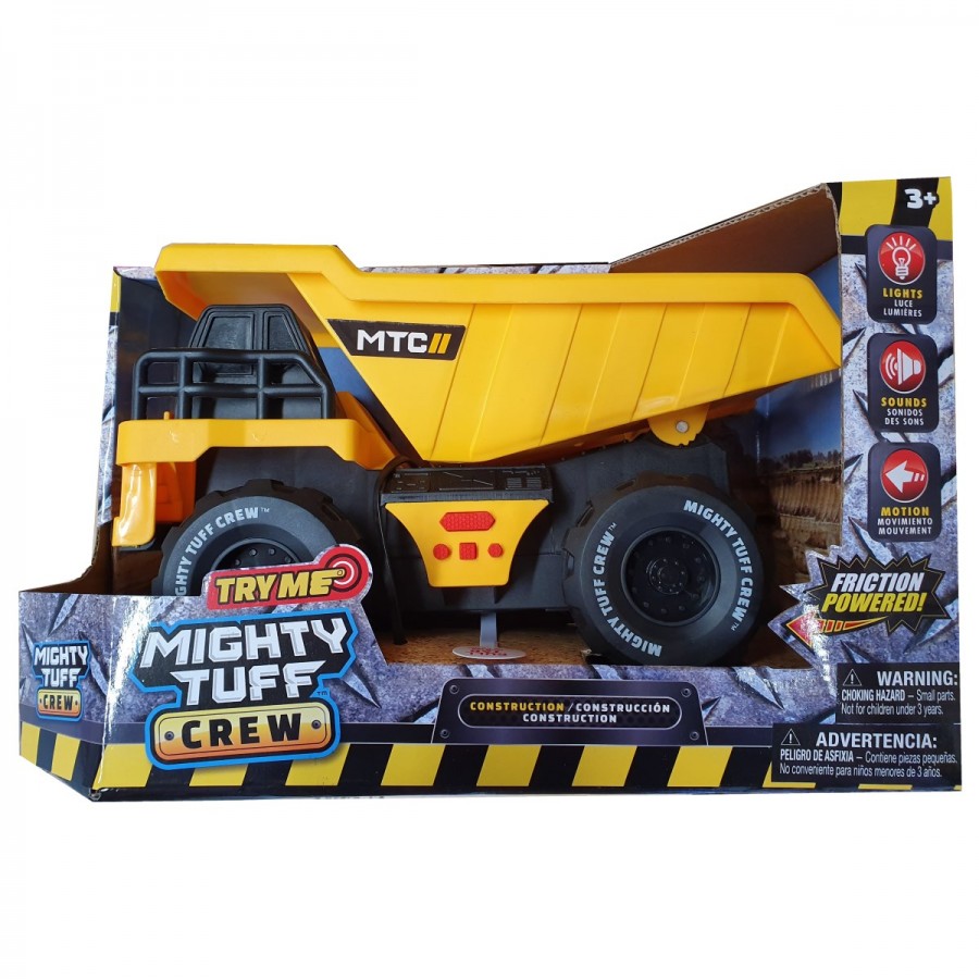 Mighty Tuff Crew Friction Vehicle With Sounds Assorted