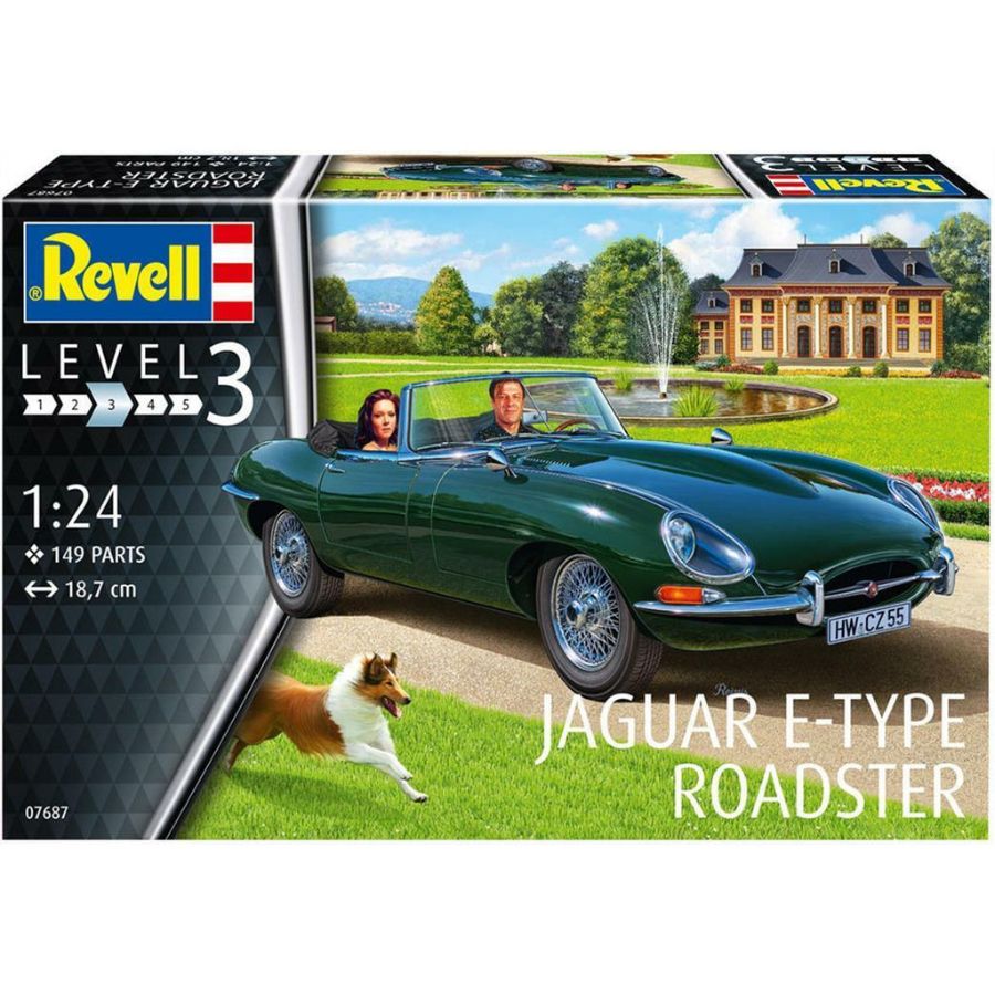 Revell Model Kit 1:24 Jaguar E-Type Roadster