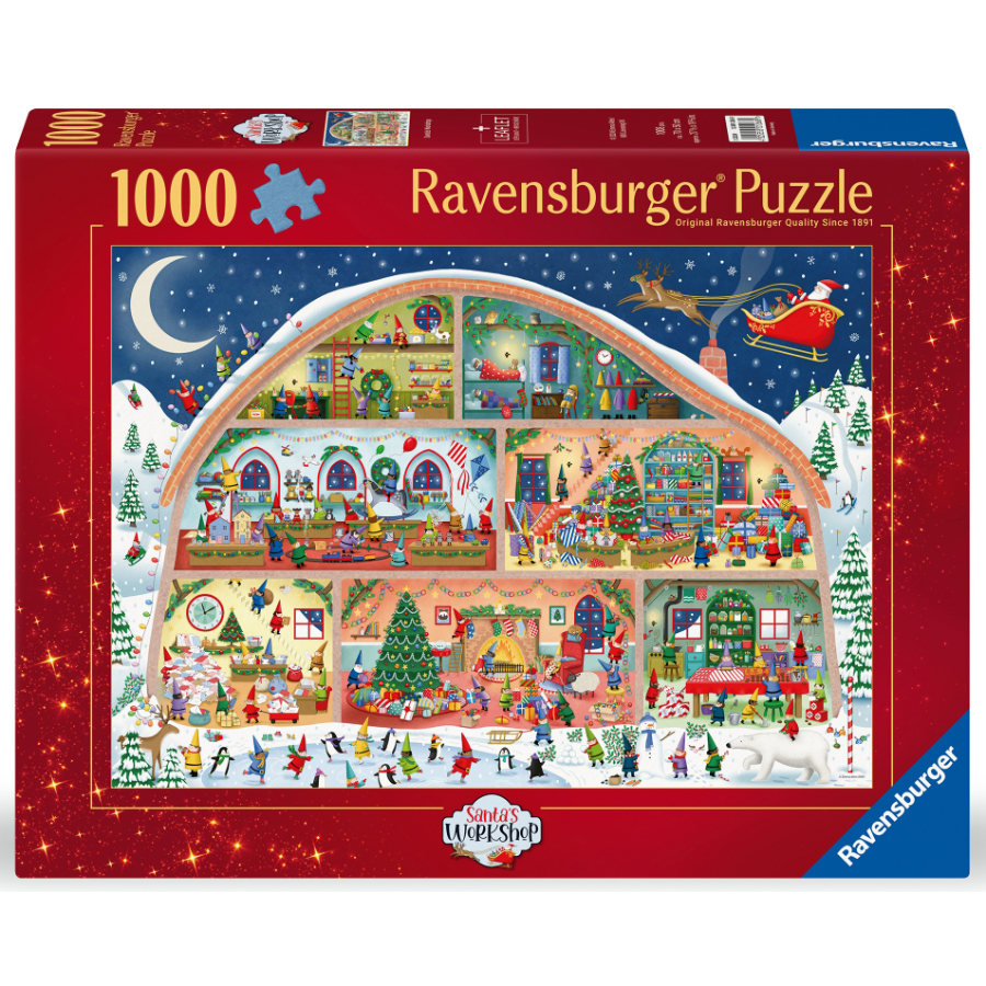 Ravensburger Puzzle 1000 Piece Santas Workshop