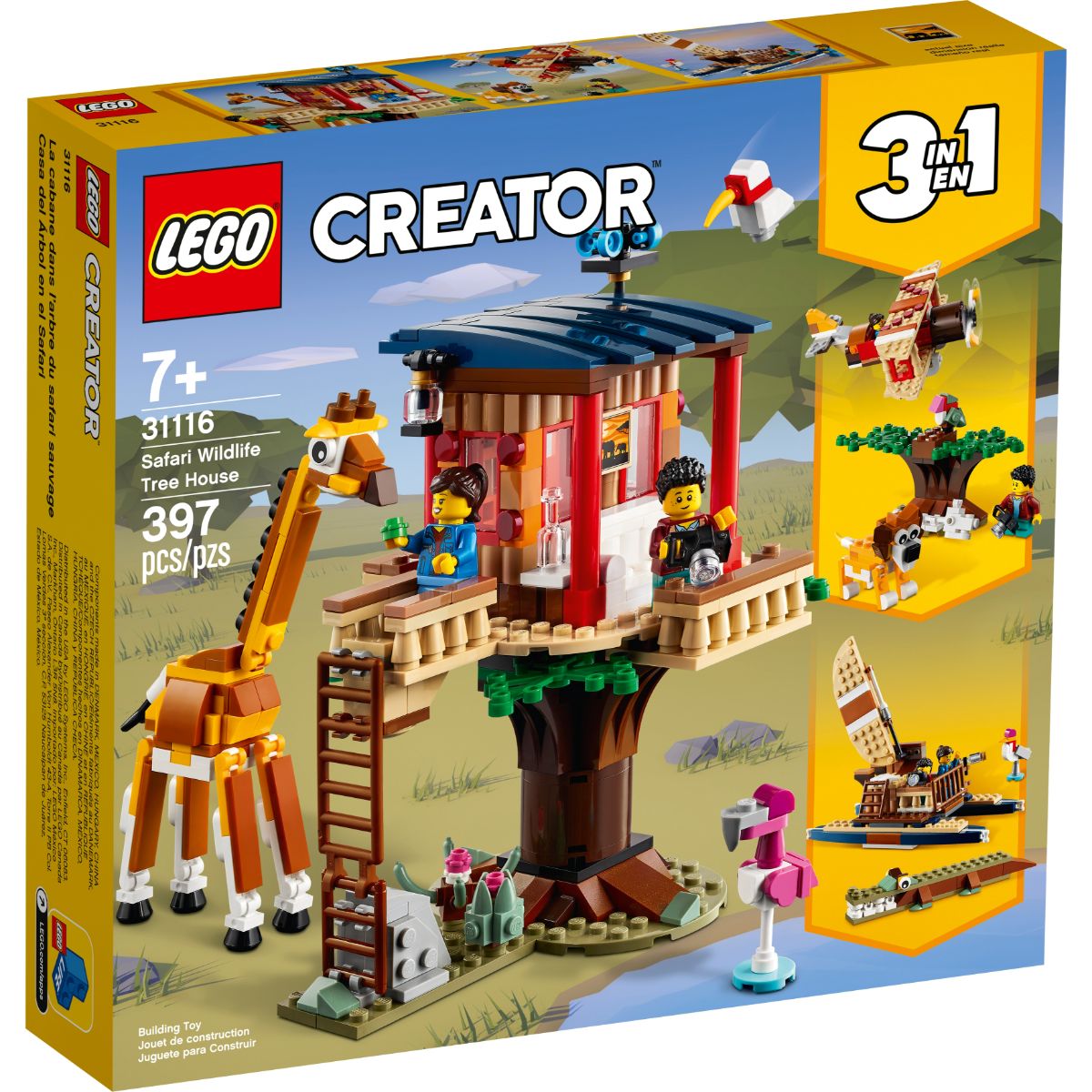 safari treehouse lego