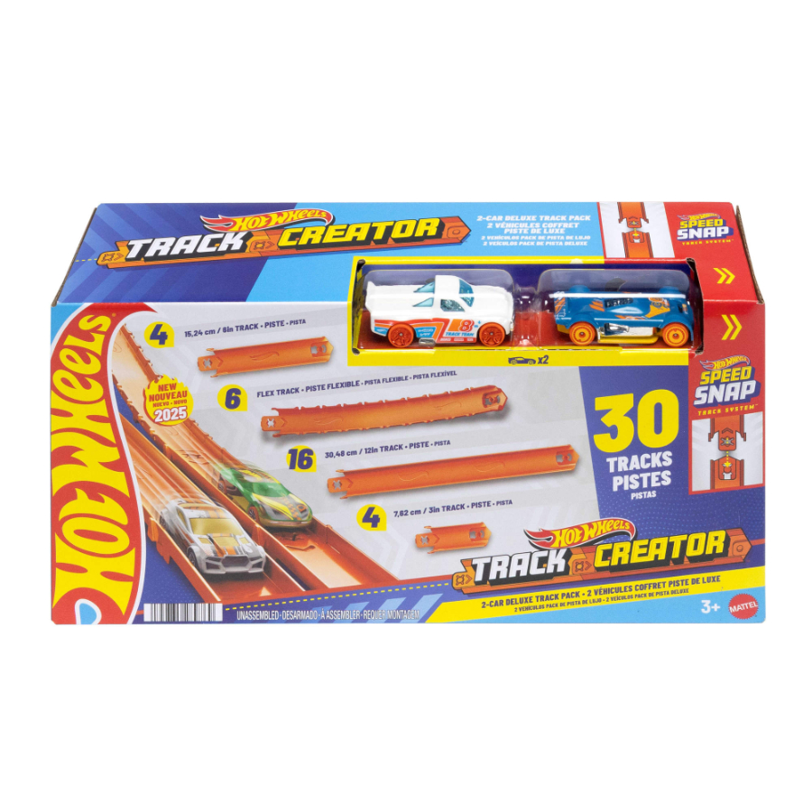 Hot Wheels Action Track Creator Super Track Pack With Two Vehicles