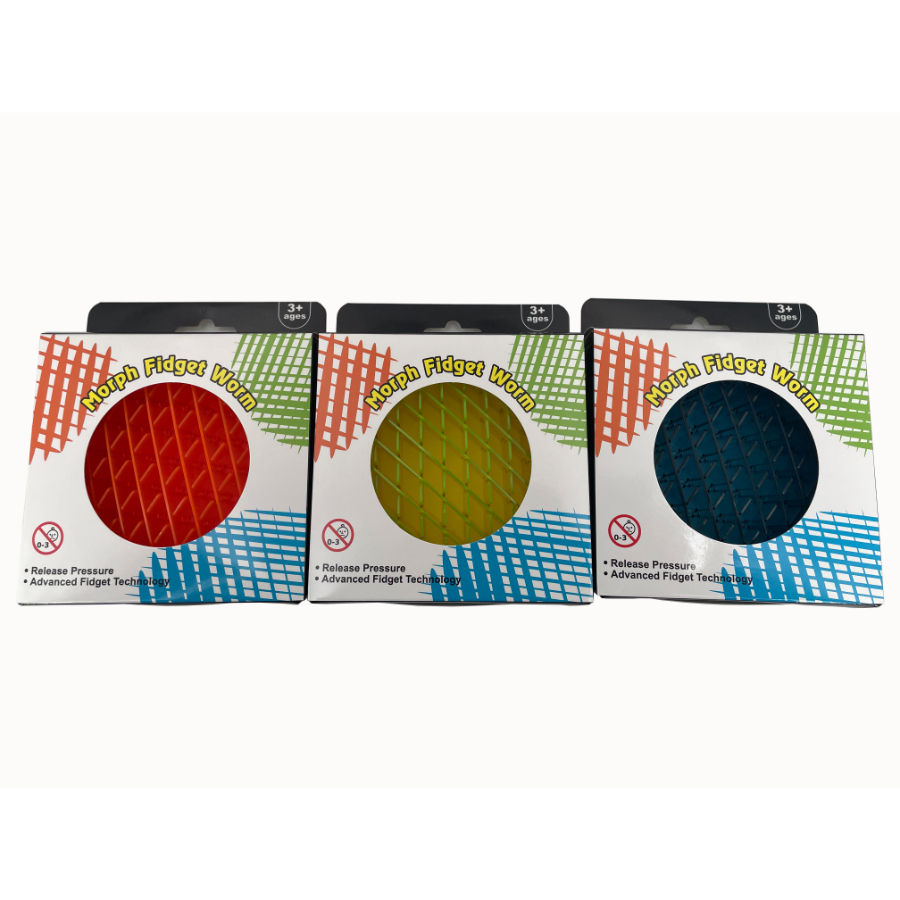 Fidget Morph Worm Assorted Colours