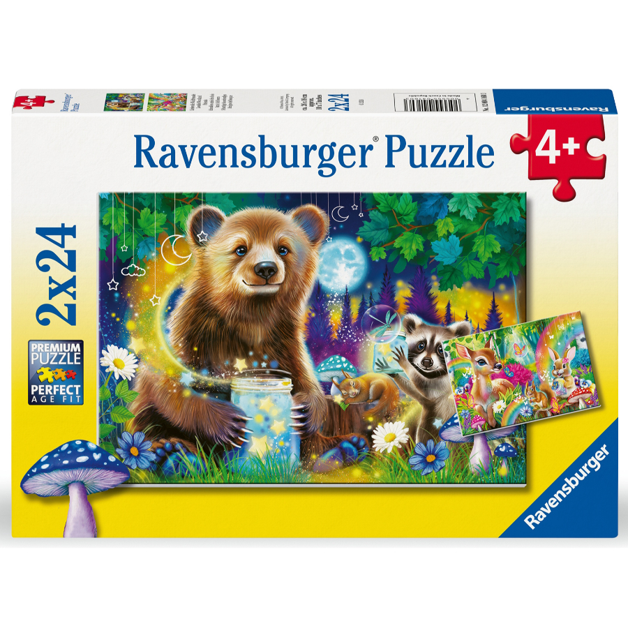 Ravensburger Puzzle 2x24 Piece Loving Forest Friends