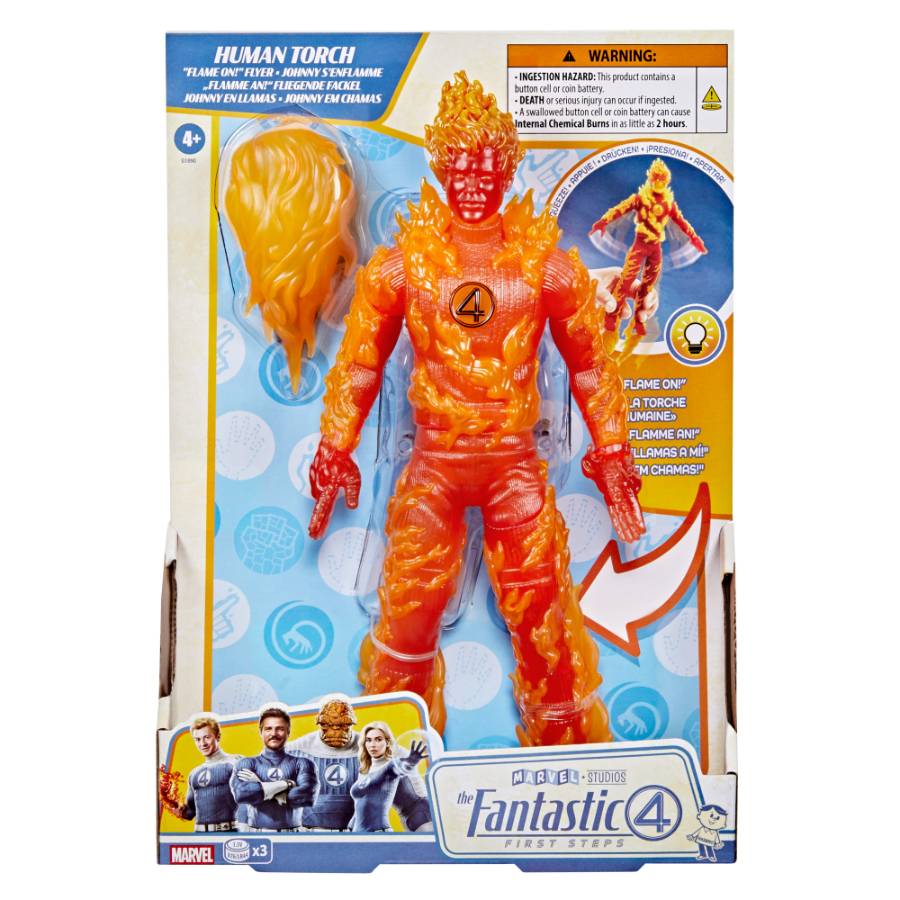 Marvel The Fantastic 4 Deluxe Figure Human Torch