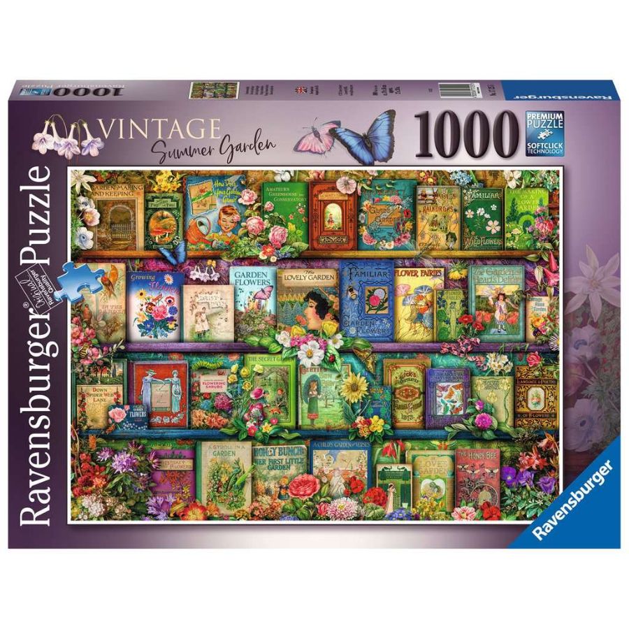 Ravensburger Puzzle 1000 Piece Vintage Summer Garden