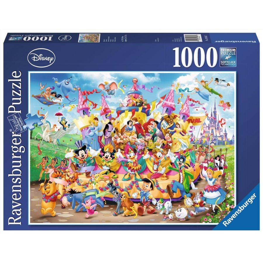Ravensburger Puzzle Disney 1000 Piece Disney Carnival Character SF