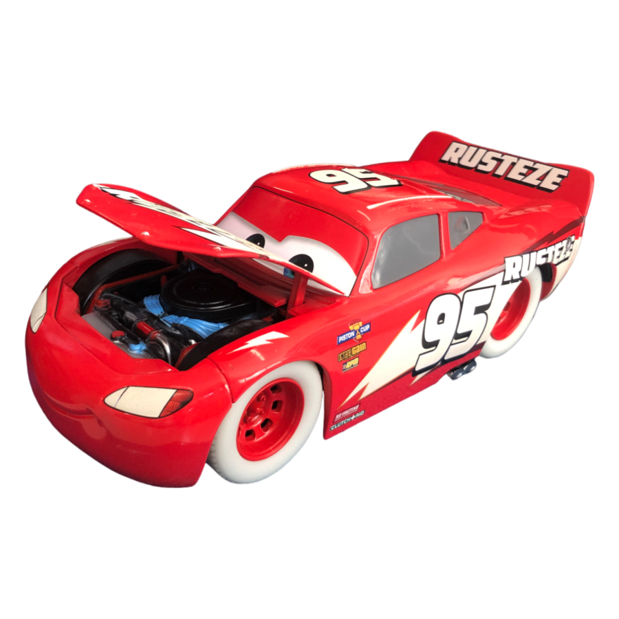 Jada Diecast 1:24 Cars Lightning McQueen Glow In The Dark