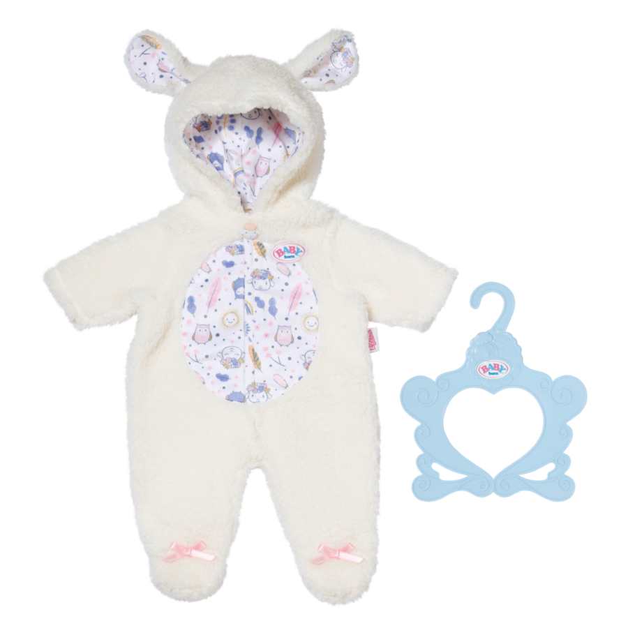 Baby Born Onesie Sheep White For 43cm Doll