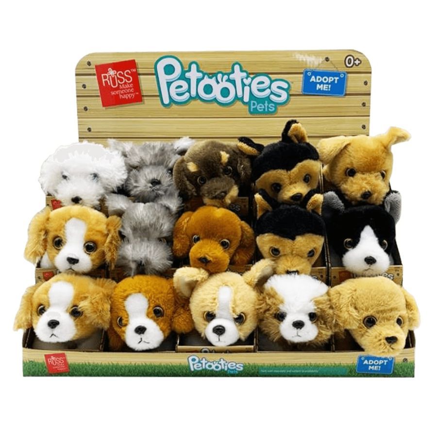 Russ Petooties Mini Plush Dog Assorted