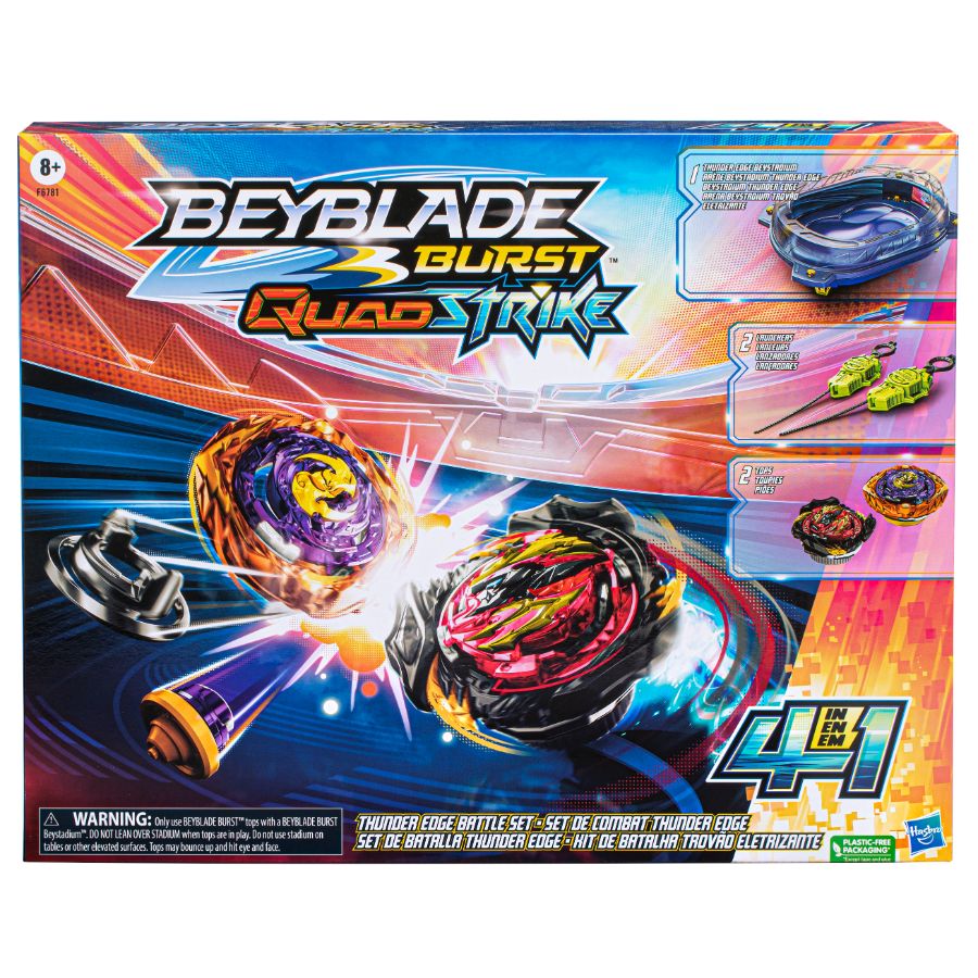 Beyblade Quad Strike Thunder Edge Battle Set