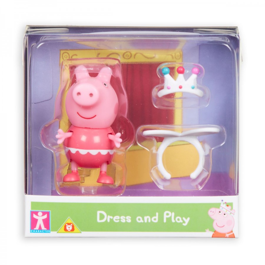 Peppa Pig Dress & Play Figure Assorted