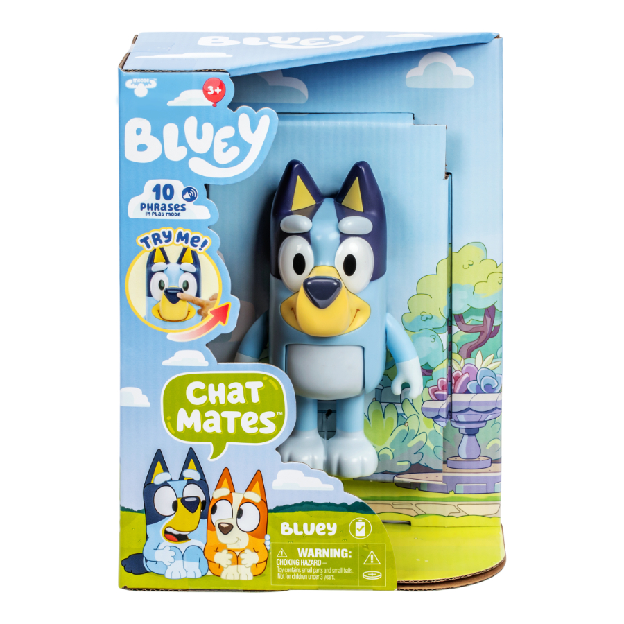 Bluey Chat Mates Talking Figure Assorted