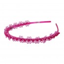 Glitter Flower Headband Assorted