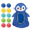 Bath Organiser With 10 Soft Plastic Play Balls