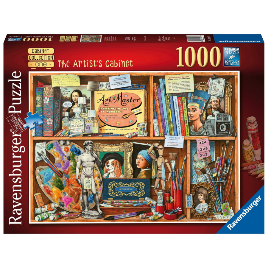 Ravensburger Puzzle 1000 Piece The Artists Cabinet SF