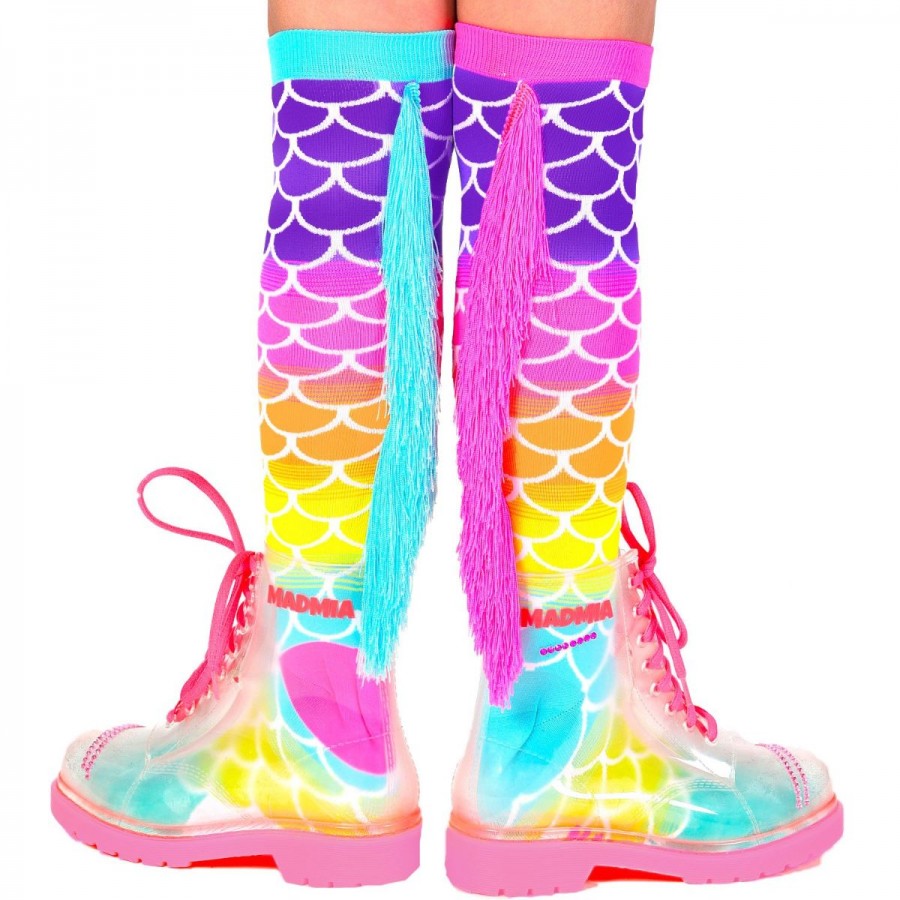 Madmia Socks Mermaid Knee High With Tassles