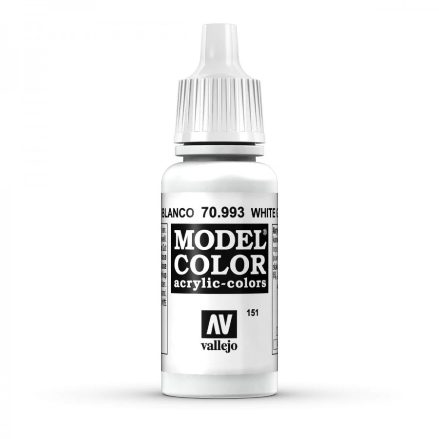 Vallejo Acrylic Paint Model Colour White Grey 17-18ml