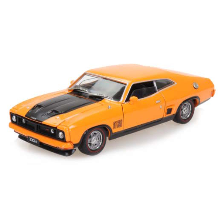 DDA Diecast 1:32 XBGT Ford 2 Door Orange & Black