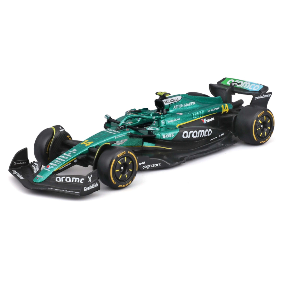 Bburago Diecast 1:43 Formula 1 2025 Aston Martin 14 Fernando Alonso