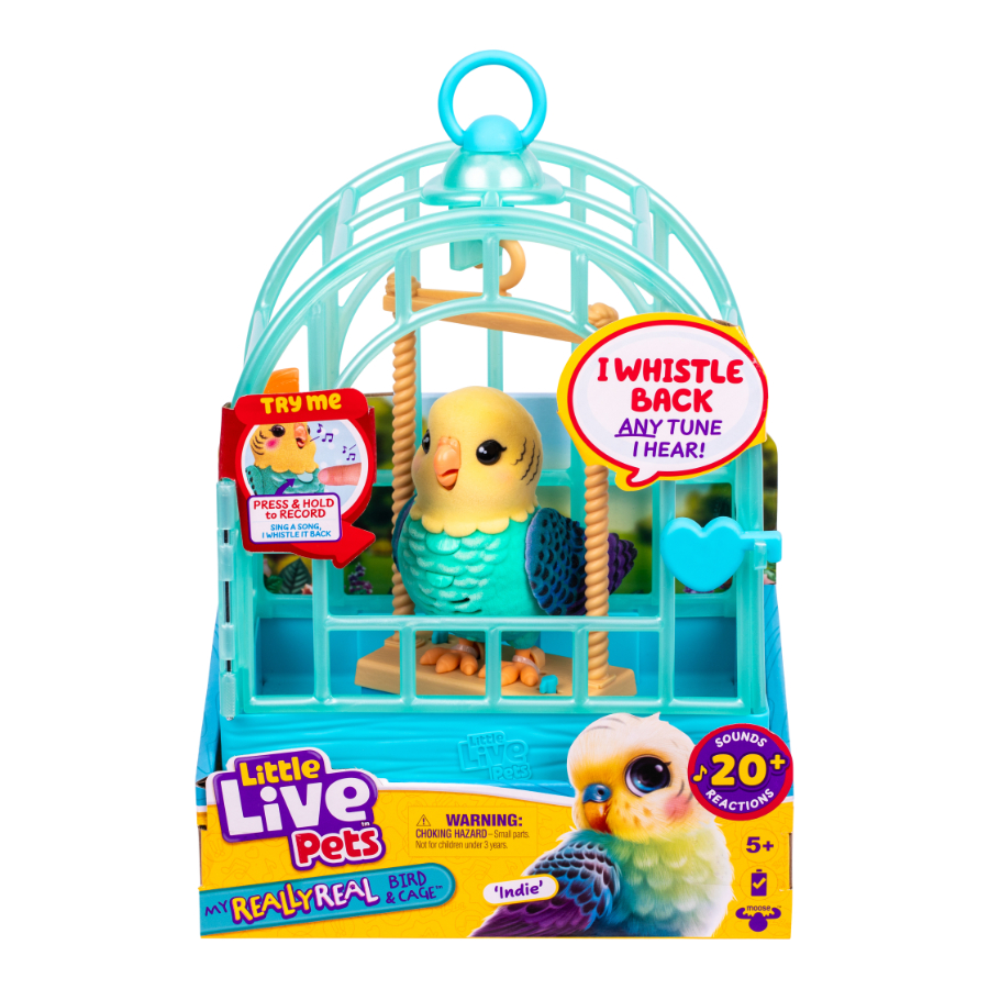 Little Live Pets My Really Real Bird & Cage Assorted