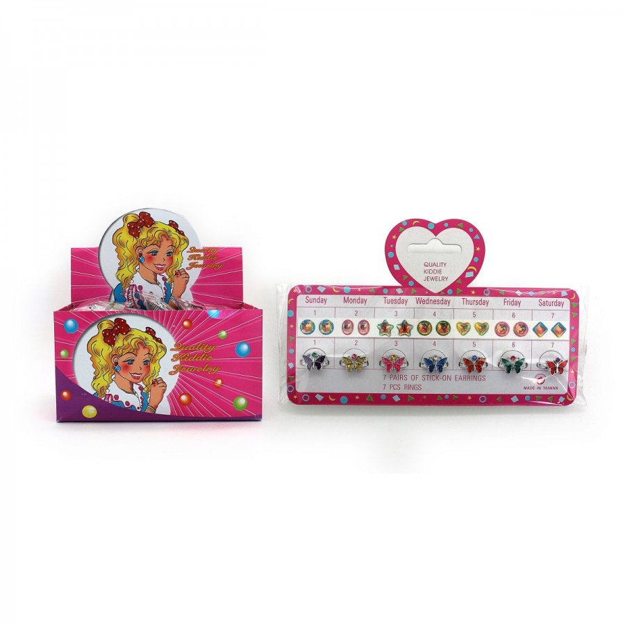 Jewellery Set Butterfly 7 Days