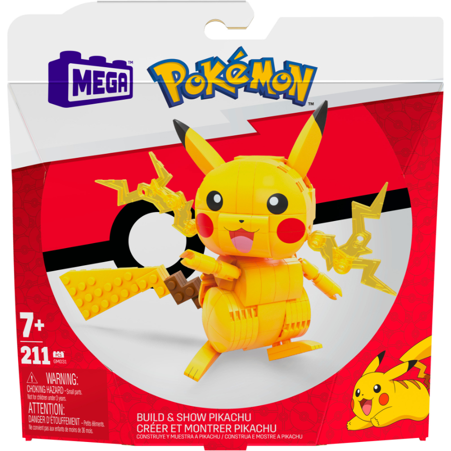 Mega Pokemon Build & Show Collection Pikachu