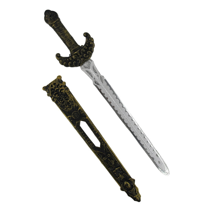 Kids Dress Up Weapon Sword & Scabbard