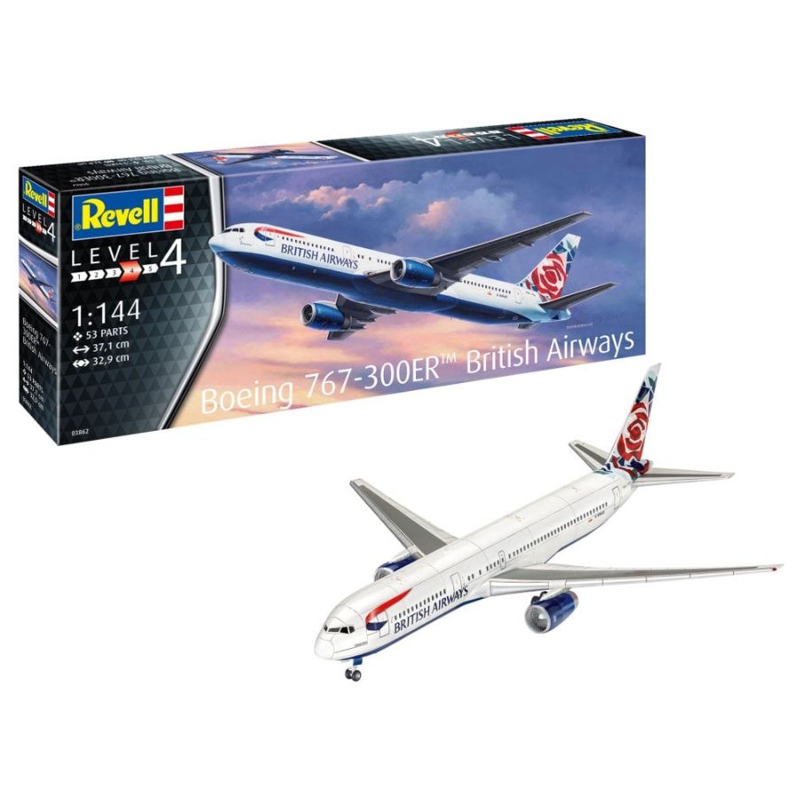 Revell Model Kit 1:144 Boeing 767-300ER