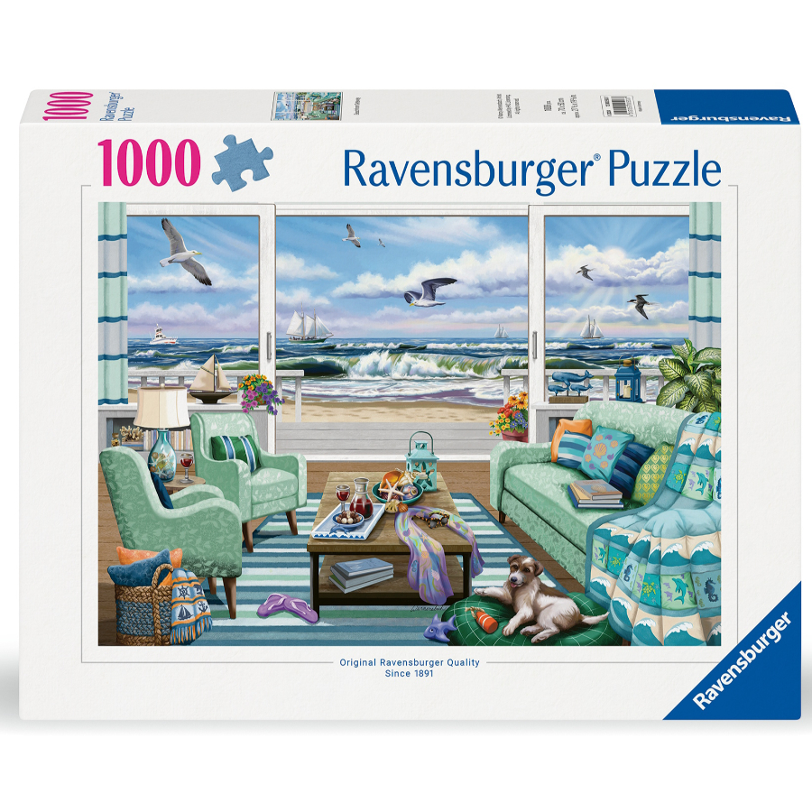 Ravensburger Puzzle 1000 Piece Beachfront Getaway SF