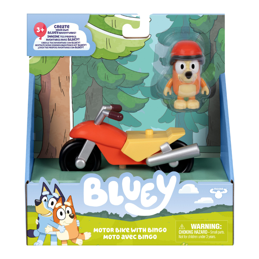 Bluey Vehicle & Figure Series 2 Assorted