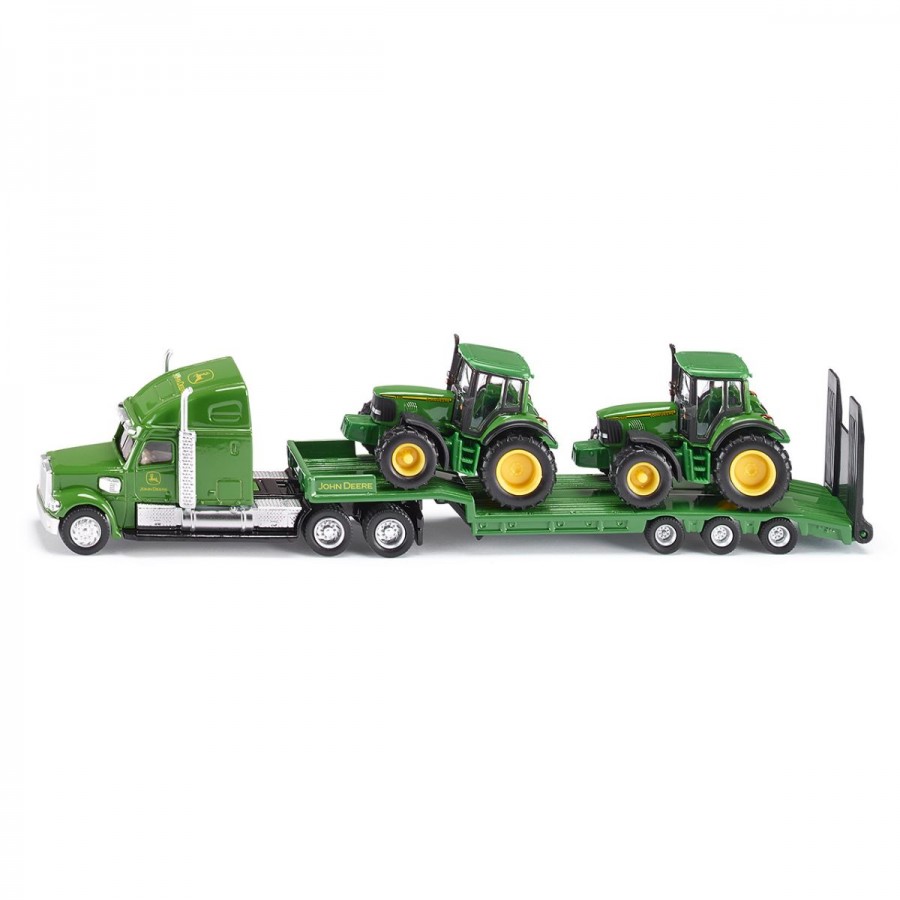 Siku 1:87 John Deere Low Loader With Two Tractors