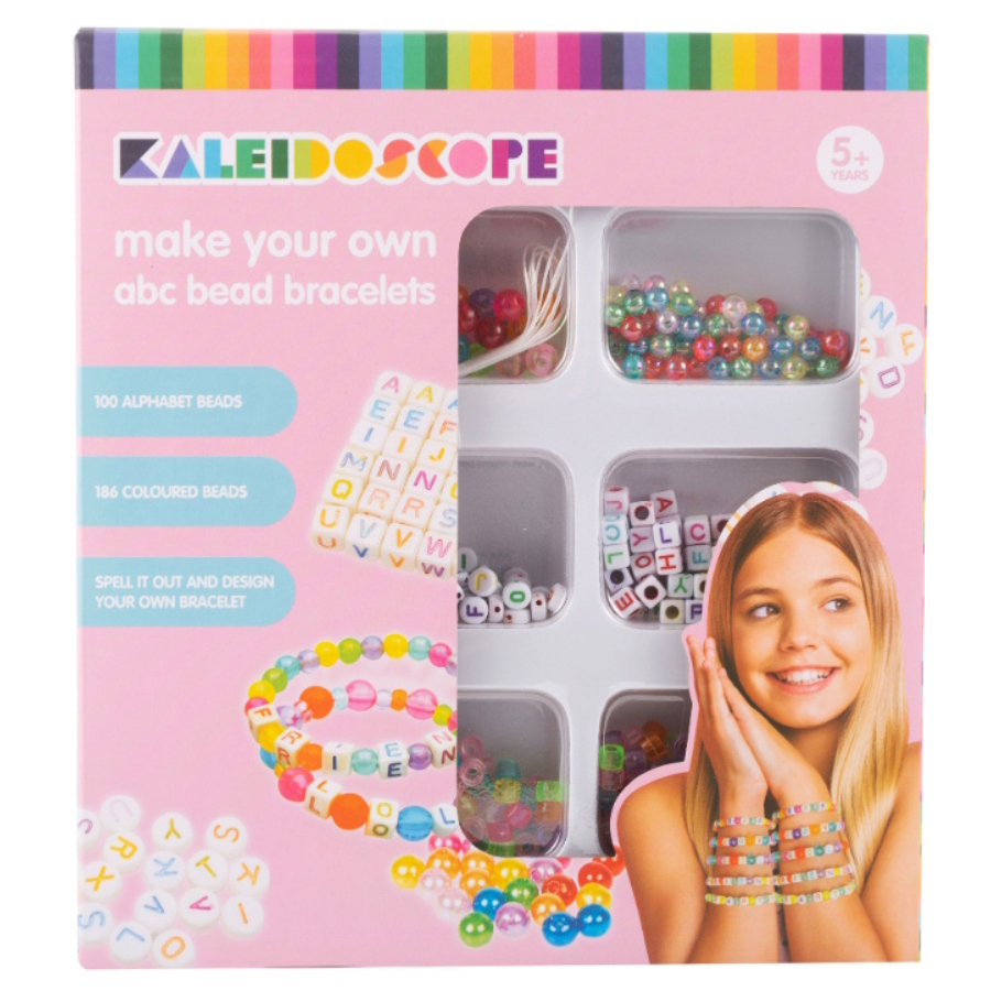 Kaleidoscope Craft ABC Bracelets Beads Kit