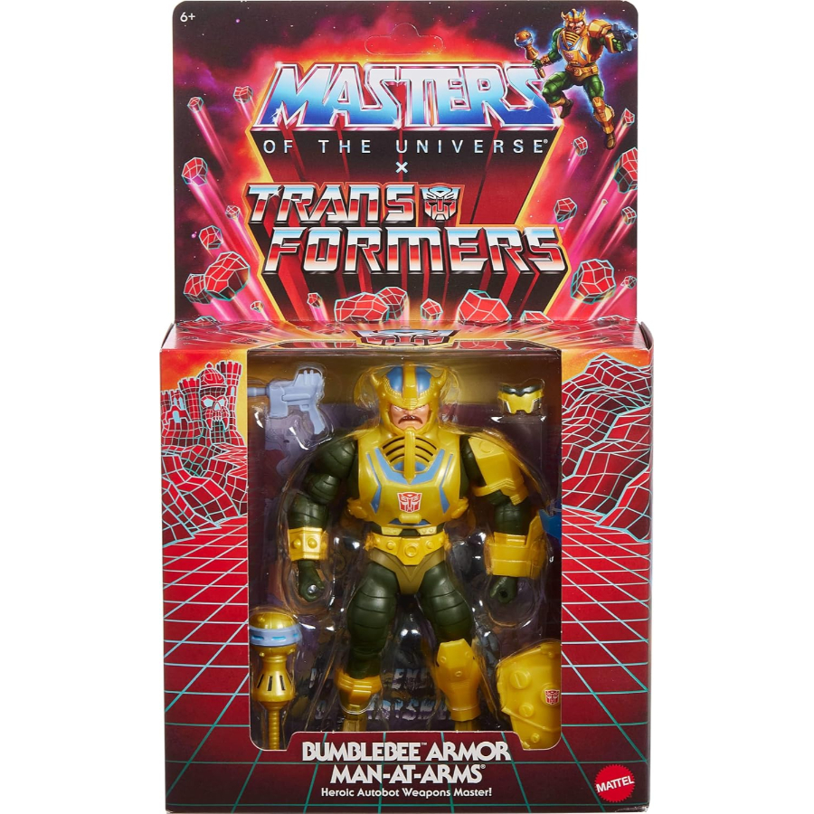 Masters Of The Universe x Transformers Bumblebee Armor Man At Arms