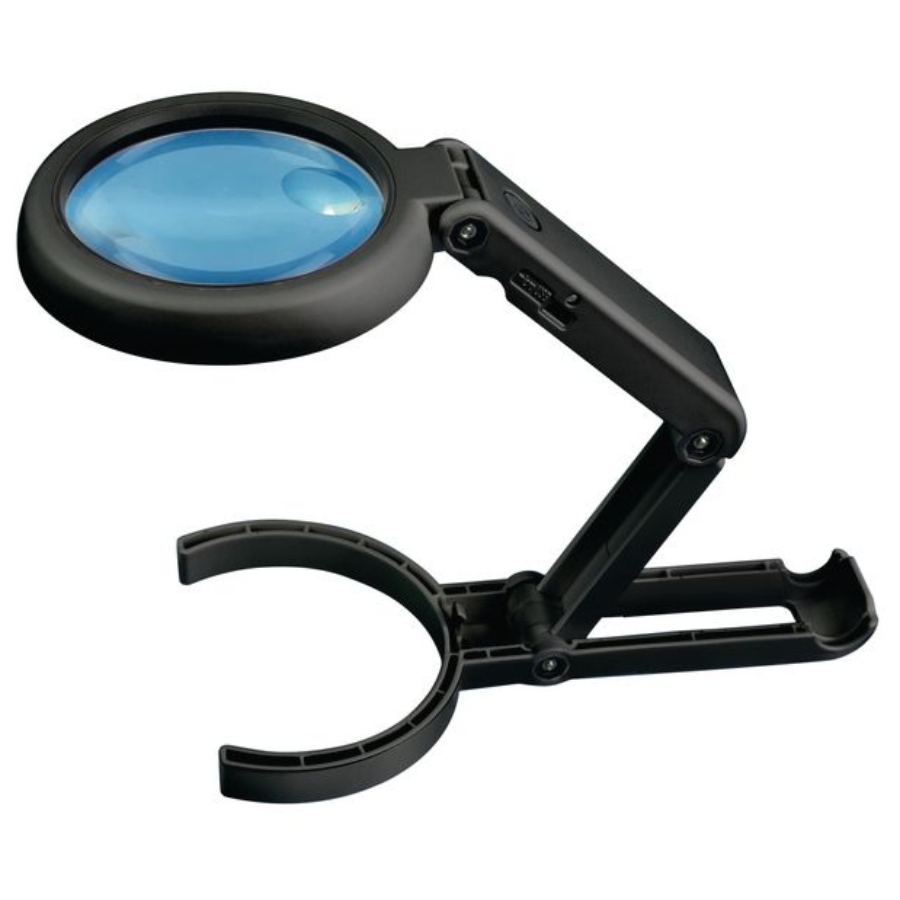Lightcraft Foldable LED Magnifier With Inbuilt Stand