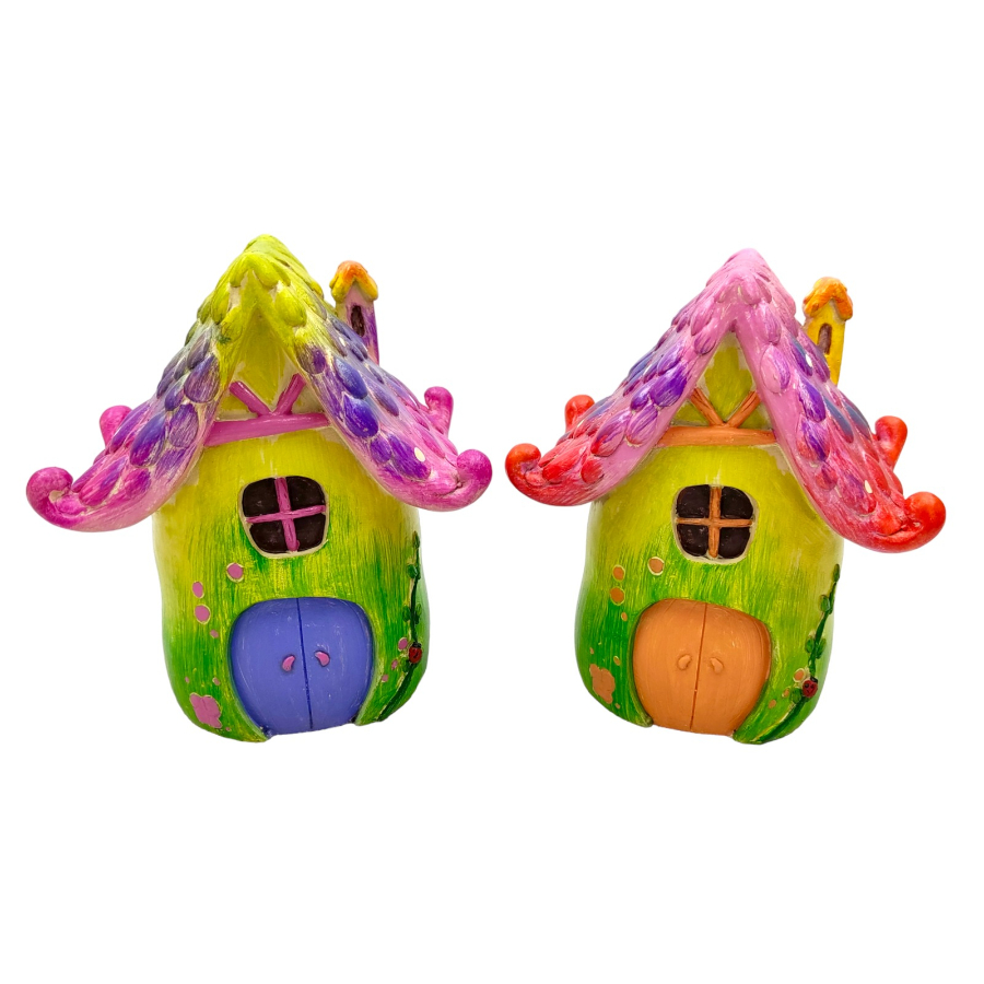 Fairy House Wonderland Neon 20cm Assorted