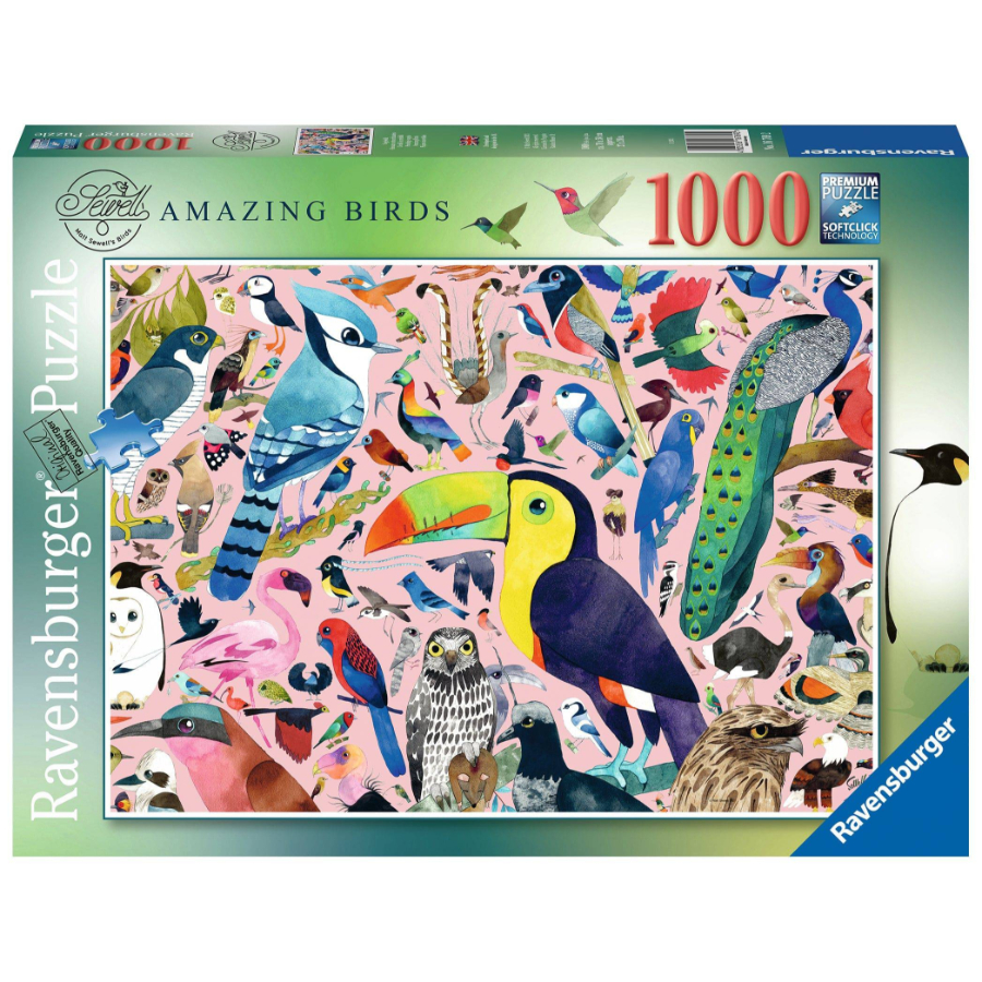 Ravensburger Puzzle 1000 Piece Amazing Birds SF