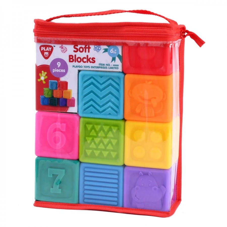 Soft Blocks Pack Of 9 In Carry Bag