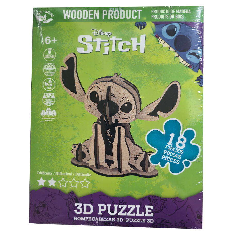 Stitch 3D Wooden Puzzle