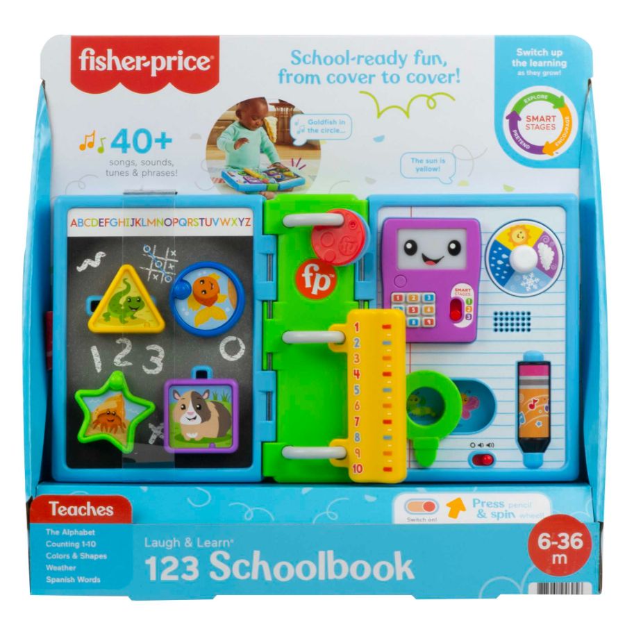 Fisher Price Laugh & Learn 123 Schoolbook